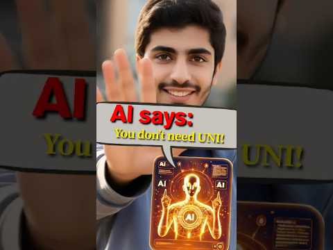My AI tells me "Don't go to Uni"... #university #entrepreneurmindset #businessstartup