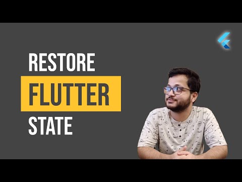 Beginners guide to Flutter state restoration | Restoration mixin explained