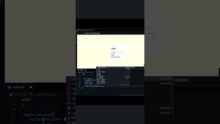 "Animated Login Form UI ✨ | HTML CSS Magic in 60 Seconds!"