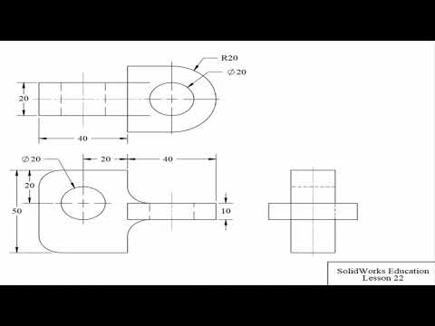 SolidWorks Tutorial for beginners Exercise 22