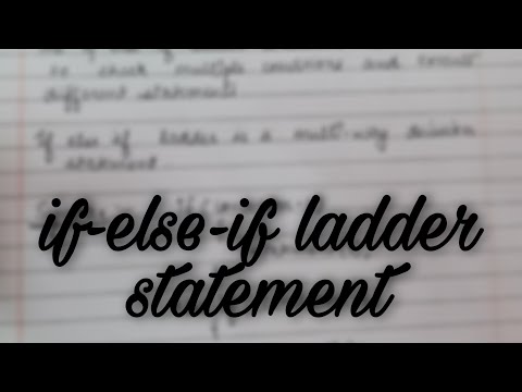 If-else-if(ladder) statement| Full explanation in Hindi| #coding #programming #ifelse #cp
