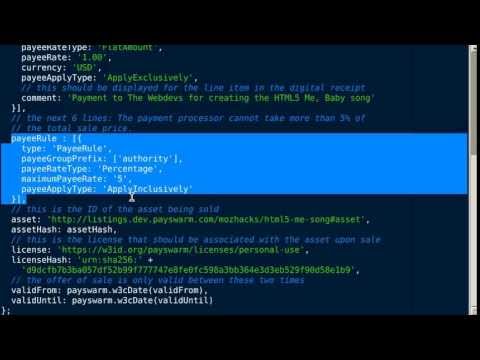 PaySwarm - Asset Registration