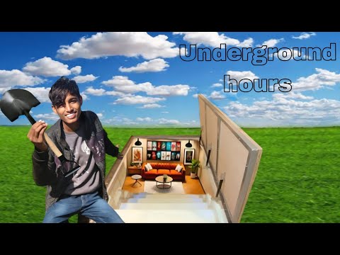 welcome to My underground 🏠 आप का स्वागत है मेरे जमीन के अंदर बनाए हुए घर में||Mr King Adventur