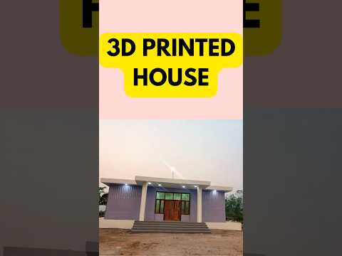 This 3D Printed House Was Built in 25 Days 😱 | Future of Construction #3dprinting #india
