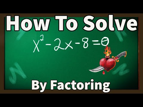 How To Solve A Quadratic Equation By Factoring ASMR