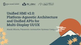 Unified HMI v2.0: Platform-Agnostic Architecture and Unified APIs for Multi-Display... Atsuki Mizuta