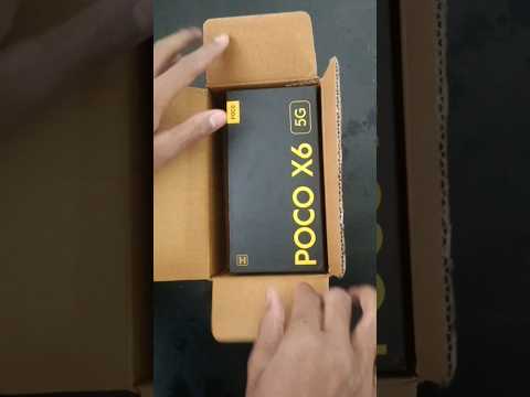 POCO X6 UNBOXING NEW BUDGET KING , BEST ALLROUNDER PHONE #pocox65g #bestphoneunder20000 #ytshorts