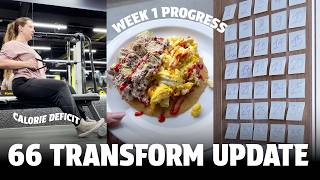 Weight loss challenge - week 1 update | 66 TRANSFORM