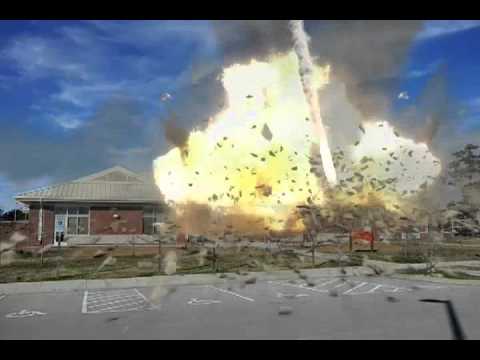 Destruction of the Chow Hall