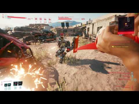 Mech suit cyberpsycho takedown is easy with swords on harder difficulty (Cyberpunk 2077)