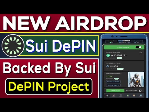 Sui DePIN New Verified Airdrop | Sui DePIN Backed By Sui Network | Rizwan Blouch