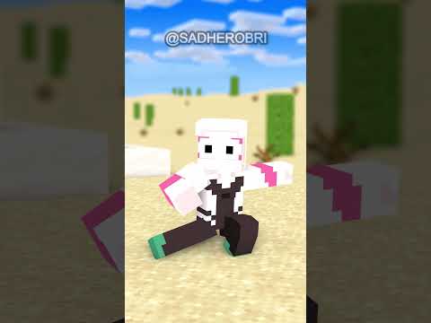HELP Cute Sadako Draw BLACK SPIDERMAN BOYFRIEND Challenge #minecraftanimation #minecraft #subscribe
