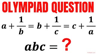 Olympiad Mathematics | Learn how to solve for abc quickly | Math Olympiad Training