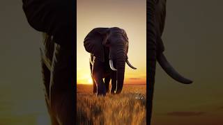 🐘Cinematic Giant Elephant & Futuristic Drones | Hyper-Realistic 8K Animation #3DAnimation #shorts