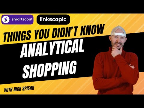 Things You Didn't Know About Analytical Shopping