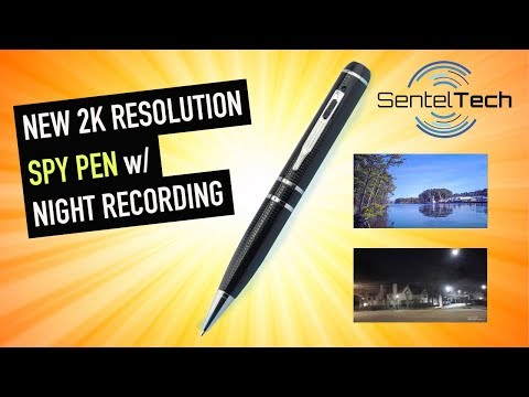New 2K Resolution Mini Spy Pen Camera w/ Low Light Recording (2018)