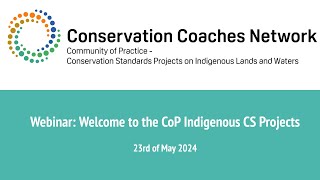 Webinar - Welcome to the CoP Indigenous CS Projects - 23rd of May 2024