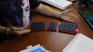 Unboxing a Nocfree split ergonomic keyboard!
