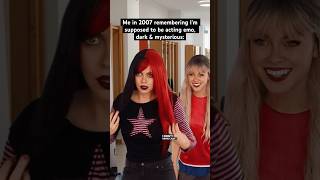 Me in 2007 remembering I’m supposed to be acting emo, dark & mysterious #millennials #emo #nostalgia