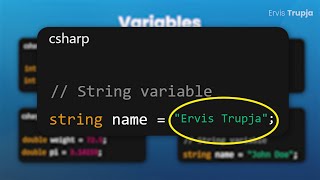 C# Variables: How Programs Remember Data | 04/100
