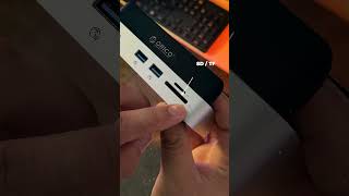 ORICO MiniDock Mac mini M4 Dock and Stand with M.2 SSD Enclosure #unboxing