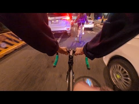 FIXED GEAR #3 POV NIGHT RIDE HOTLINE WITH KUYSH (MPL SHOTCALL) ⚙️🤦🏻‍♂️✅