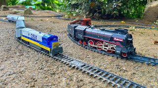 Find and Assemble Classic Steam Train Toys and Fenfa OSX Trains | DS - TOY