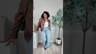 Made McCalls M8607 in a brown Suede✂️ #learntosew #sewing #isew #sewingpatterns