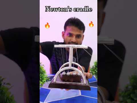 Newton's cradle 🔥 working model of conservation of momentum and energy