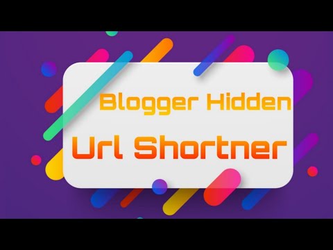 Hidden Url Shortner script for Blogger #WebTricks