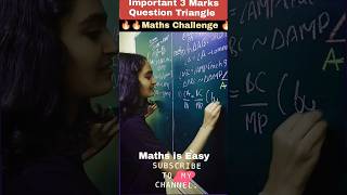 Triangles Class 10 | Class 10 Maths Chapter 6 #mathsiseasy #viral #trending #shorts #youtubeshorts