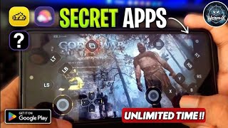 🚀 Must-Watch TOP 3 *SECRET APPS* To PC/PS5 Games On Mobile | Unlimited Time 🤯..... No queue 🤫