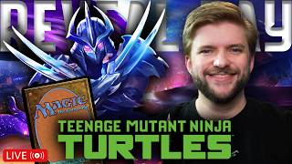 🔴LIVE NEW Teenage Mutant Ninja Turtles MAGIC REVEAL !packpack (new cards, new mechanics, new set)