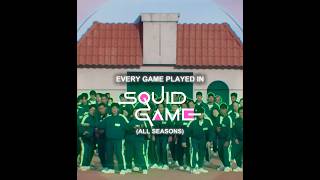 Every Game Played In Squid Game | Edit #shorts #squidgame3