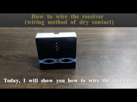 How to wire the receiver(wiring method of dry contact) -21