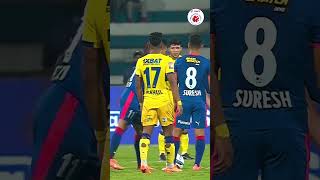 A cheeky free-kick by #SunilChhetri earned him the #HOTM for #BFCKBFC! 🔵 |#HeroISL #Shorts