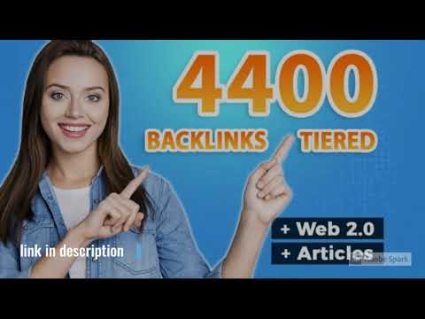 I will build 4400 ultra SEO contextual backlinks tiered