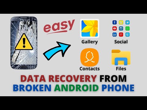 HOW TO RECOVER DATA FROM BROKEN / DAMAGED DISPLAY PHONE 2021 | टूटे हुए फ़ोन से डाटा रिकवर करे |