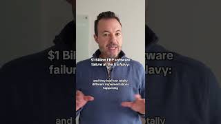 Check out Eric’s video on an $1 Billion ERP Software Failure link in bio!