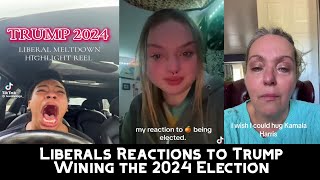 Liberals Reactions to Trump Wining the 2024 Election