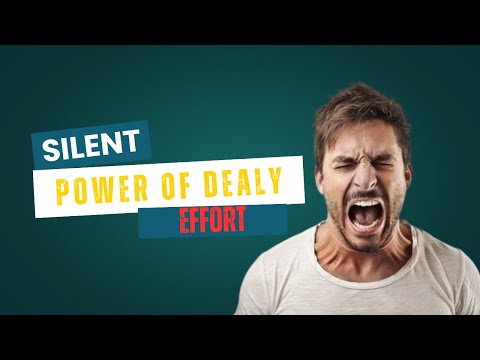 "The Silent Power of Daily Effort – Change Your Life Without Saying a Word