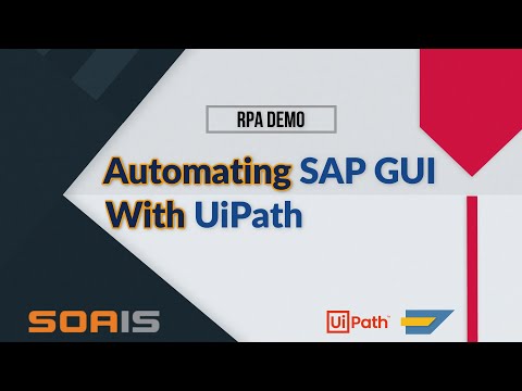 Automating SAP GUI With UIPath - Demo