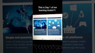 Day 1 of coding chaos 🚀👩‍💻Trying to learn Godot from scratch #GameDev #Godot