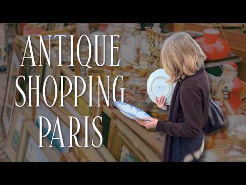 Paris Antique Shopping | Finding Authentic Antique Decor at Paris's Hidden One-Day Flea Markets