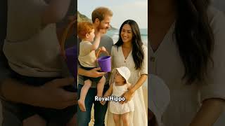 Prince harry and kids at the beach #RoyalFamily #BeachVibes #CelebrityKids #cute #love #fun