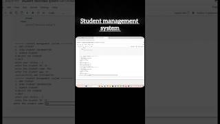 Student Management System project in python | python project