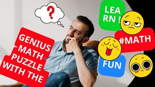 Genius math puzzle with the answer – math puzzle