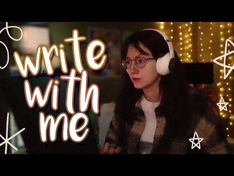 WRITE WITH ME! | 1hr / 25-minute sprints, no breaks | real time, lofi music, rain + background noise
