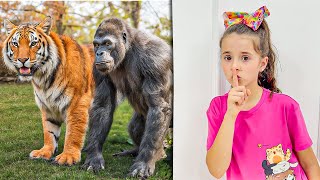 Animal Stories for Kids - Learn Animals Names & Fun Facts with Ruby and Bonnie