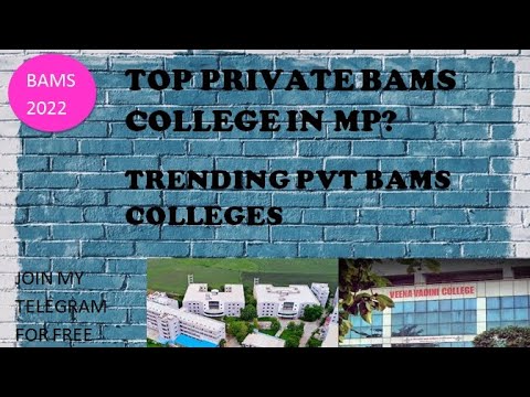 top private bams colleges in mp madhyapradesh